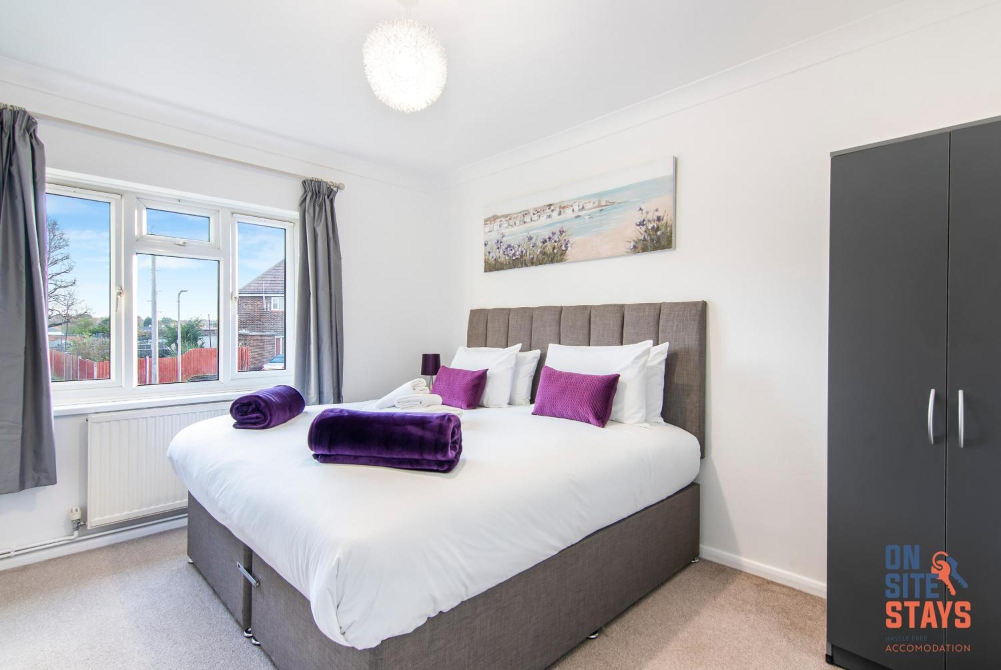 Onsitestays - Cosy 2-Bedroom Apartment With Private Entrance & Long Stay Prices Gravesend Exteriör bild